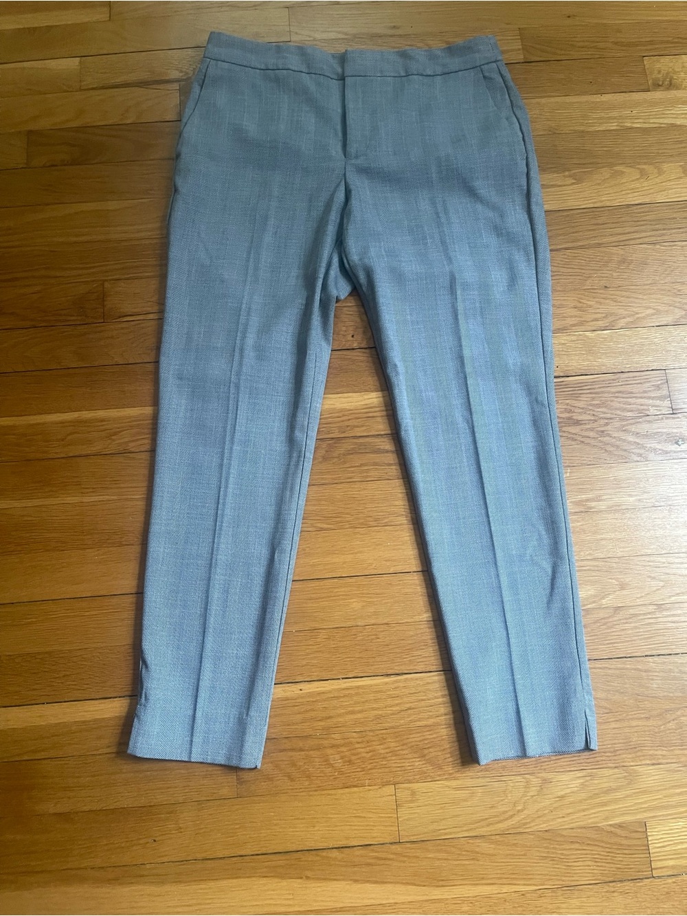 Zara Light Blue Women's Tailored Dress Pants